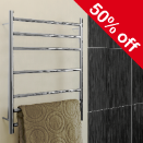 50% OFF SELECTED HEATED TOWEL RAILS